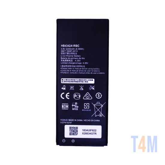 Battery HB4342A1RBC for Huawei Ascend Y6/Honor 4a/Y5 2/Y5-2 2200mAh